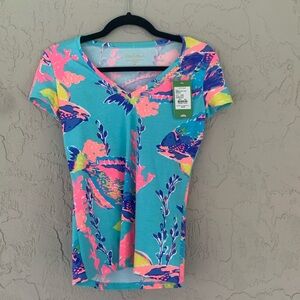 Lilly Pulitzer Colorful Short Sleeve Tee
